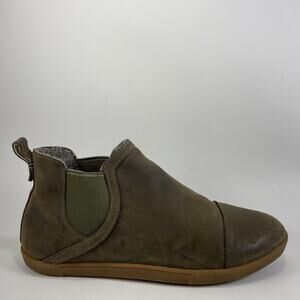 Olukai Pumehana Hulu Waterproof Leather Chelsea Boot Womens Size 8.5 Green